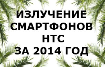 Уровень излучения смартфонов HTC 2014 года