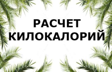 Расчет килокалорий для основного обмена